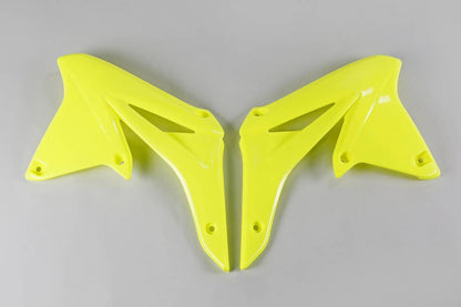 CONVOGLIATORI-RADIATORE-COMPATIBILE-CON-SUZUKI-RMZ-250-2010-2018-GIALLO FLUO-DFLU