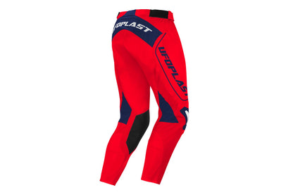 PANTALONE MOTOCROSS UFO ARES ROSSO/BLU - retro
