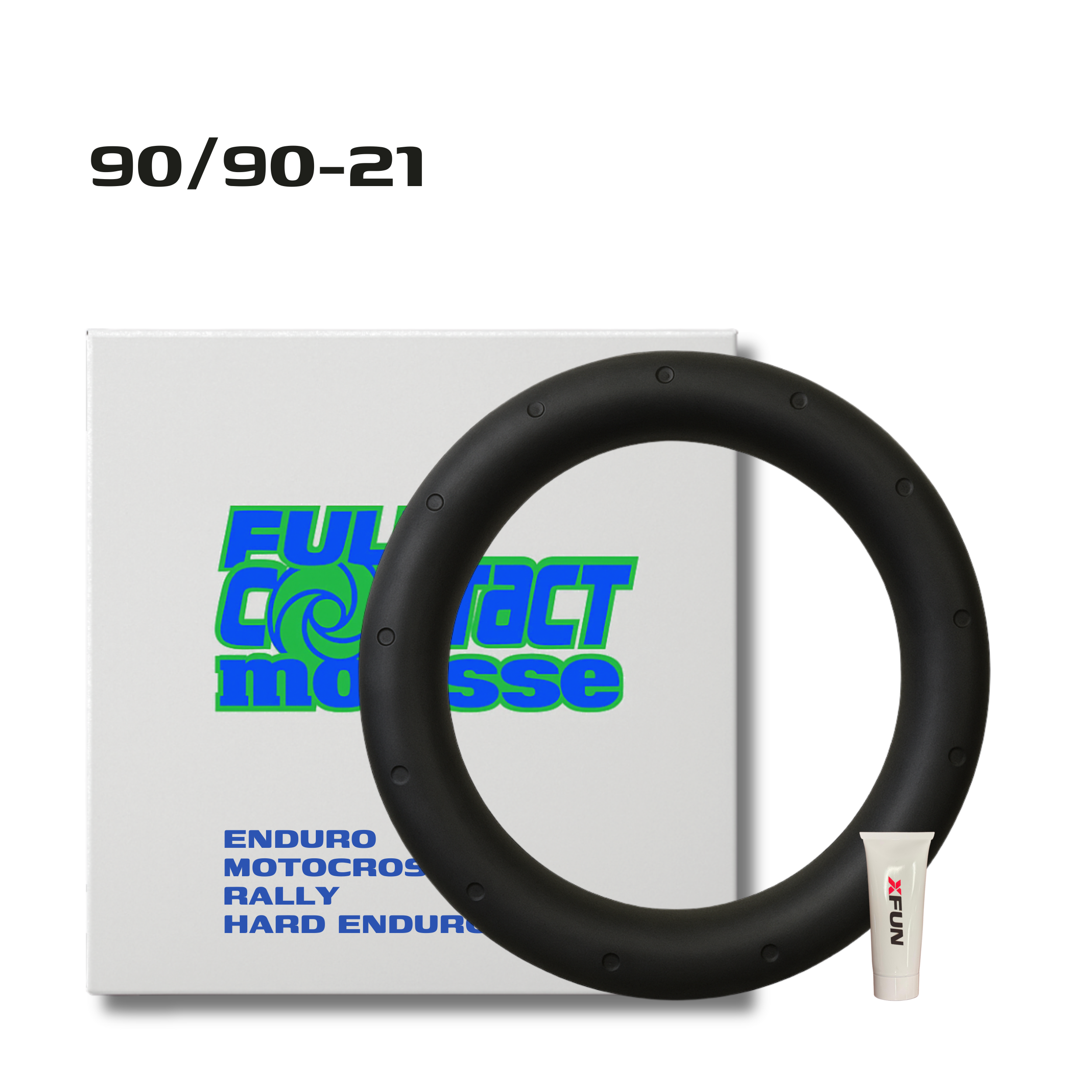 MOUSSE FULLCONTACT PER KOVE 450 RALLY IN SCHIUMA DI BUTILE - 90/90/21