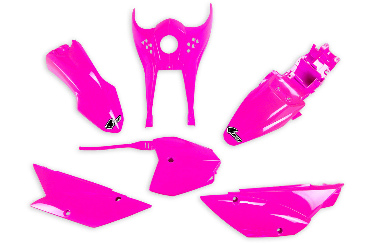 KIT PLASTICHE PER KAWASAKI KLX 110 2010-2026 / FUXIA