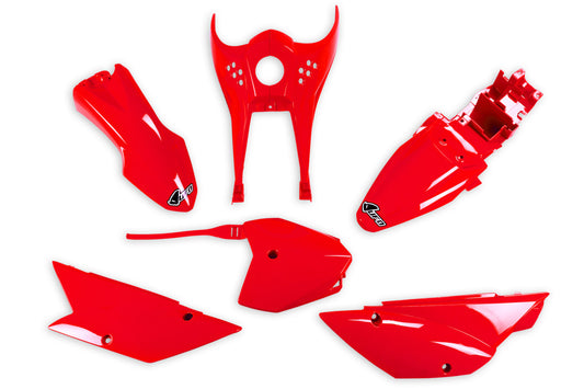 KIT PLASTICHE PER KAWASAKI KLX 110 2010-2026 / ROSSO