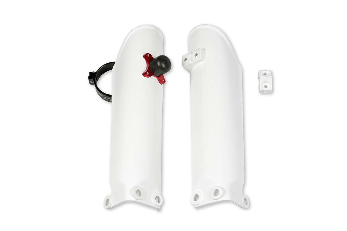 PARASTELI + QUICKSTARTER COMPATIBILE CON KTM SX 65 2002-2026 BIANCO 047