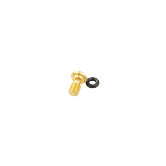 RICAMBIO FORCELLA KYB VITE SPURGO ARIA FORCELLA IN OTTONE CON O-RING 1,8X6,5MM (1 PEZZO)