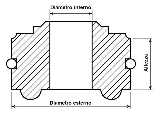 RICAMBIO MONO YAMAHA TENERE 700 (20-25) KYB 14X40X33MM