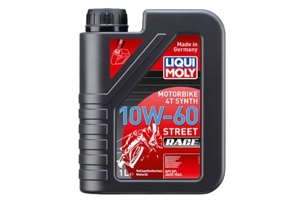 OLIO MOTORE LIQUI MOLY STRADA 4T RACE - 10W/60 - 100% SINTETICO - 1 L