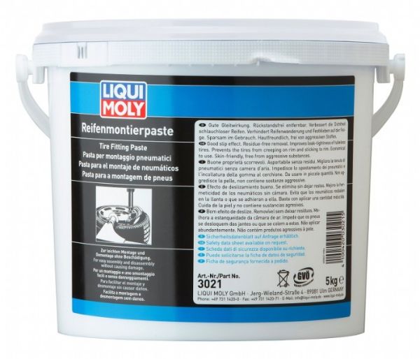 PASTA MONTAGGIO PNEUMATICI LIQUI MOLY BIANCA - 5 KG