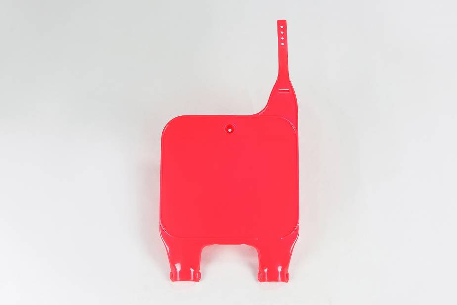 TABELLA PORTANUMERO ANTERIORE COMPATIBILE CON HONDA CR 125 1995-1999 / forche rovesciate rosso