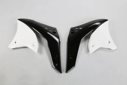 CONVOGLIATORI-RADIATORE-COMPATIBILE-CON-Kawasaki-KXF-250-2006-2008-BIANCO-047