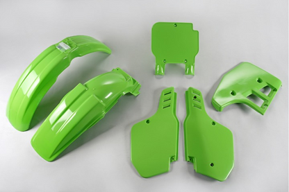 KIT-PLASTICHE-COMPATIBILE-CON-KAWASAKI-KX-125-1989-1989-VERDE-026