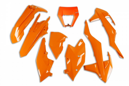 KIT-PLASTICHE-COMPATIBILE-CON-KTM-EXC-150-2017-2019-con-portafaro-ARANCIO-127