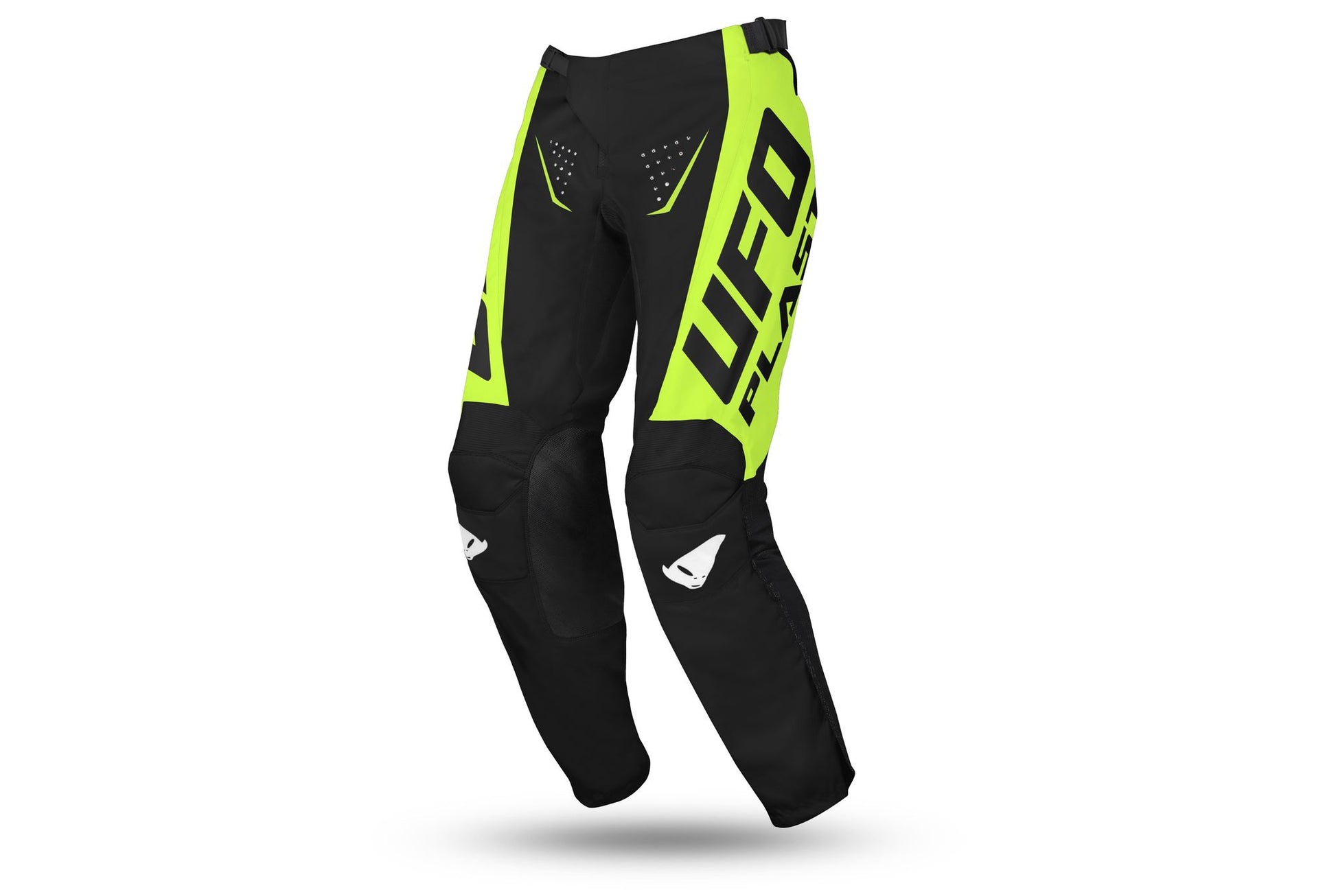 PANTALONE MOTOCROSS UFO OBLIVION NERO/GIALLO FLUO