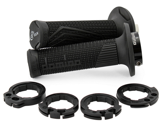 MANOPOLE LOCK-ON DOMINO D100 CON GHIERE - NERO