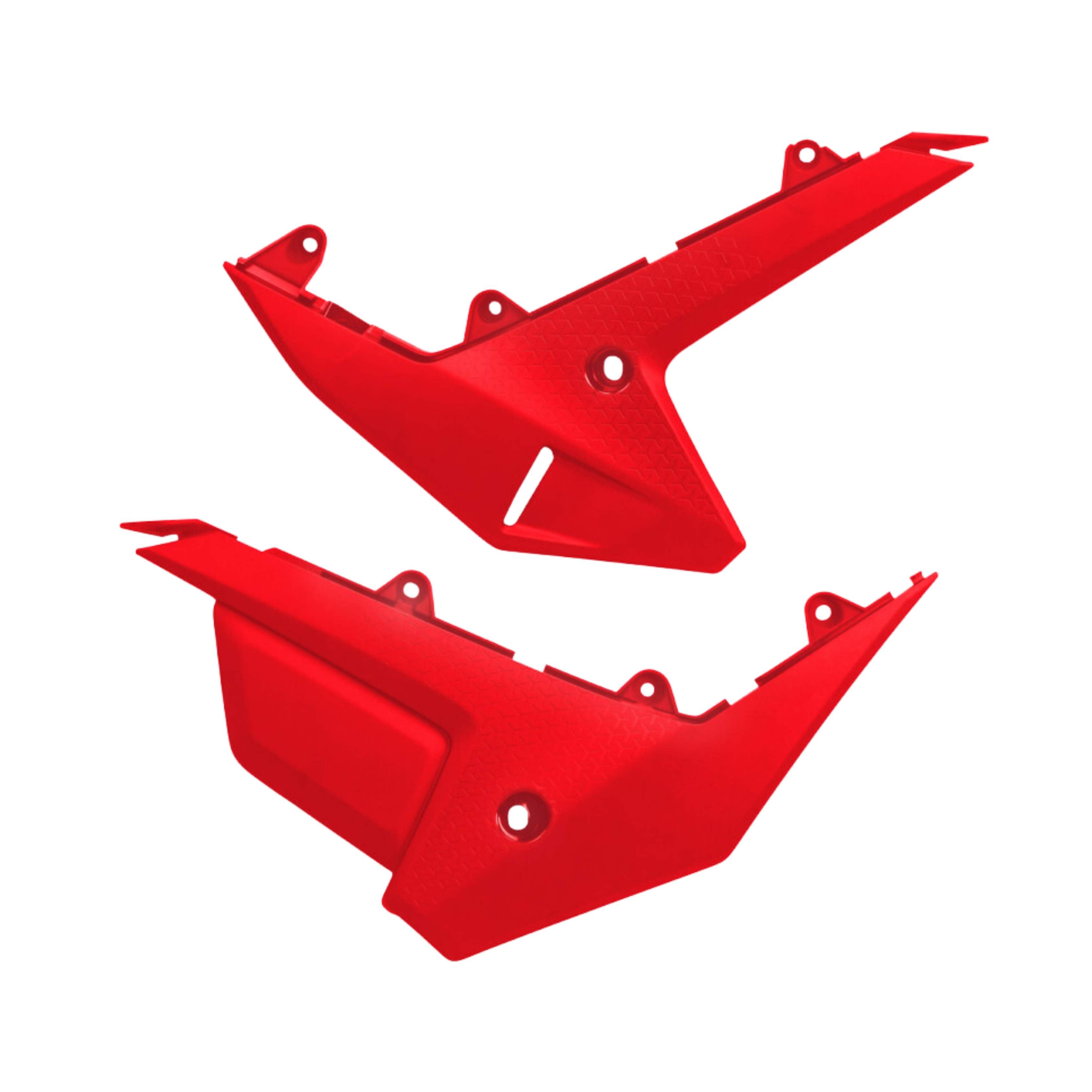 FIANCATINE LATERALI PER HONDA CRF 450R 2025-2025 / ROSSO 070 / PARTE BASSA