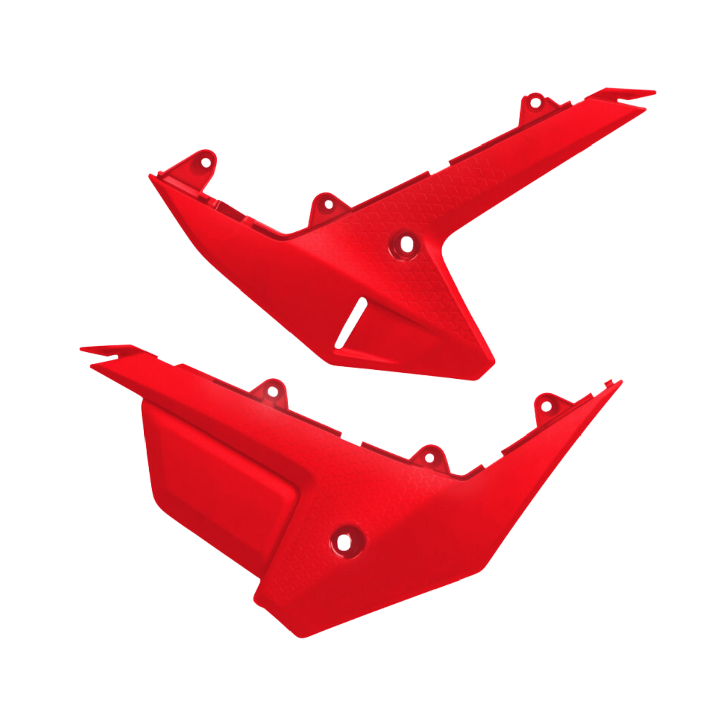 FIANCATINE LATERALI PER HONDA CRF 450R 2025-2025 / ROSSO 070 / PARTE BASSA