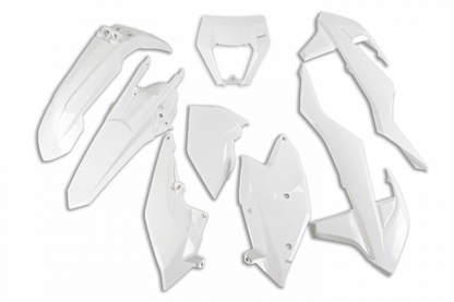 KIT-PLASTICHE-COMPATIBILE-CON-KTM-EXC-125-2017-2019-con-portafaro-BIANCO-047