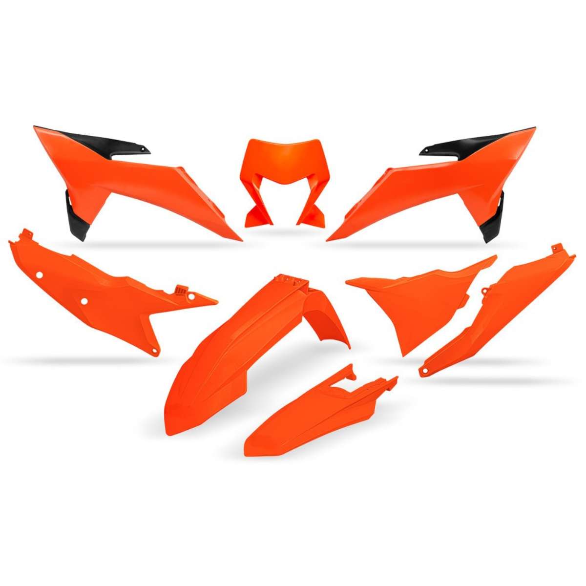 KIT-PLASTICHE-COMPATIBILE-CON-KTM-EXC-F-450-2026-2026-ARANCIO FLUORO-FFLU