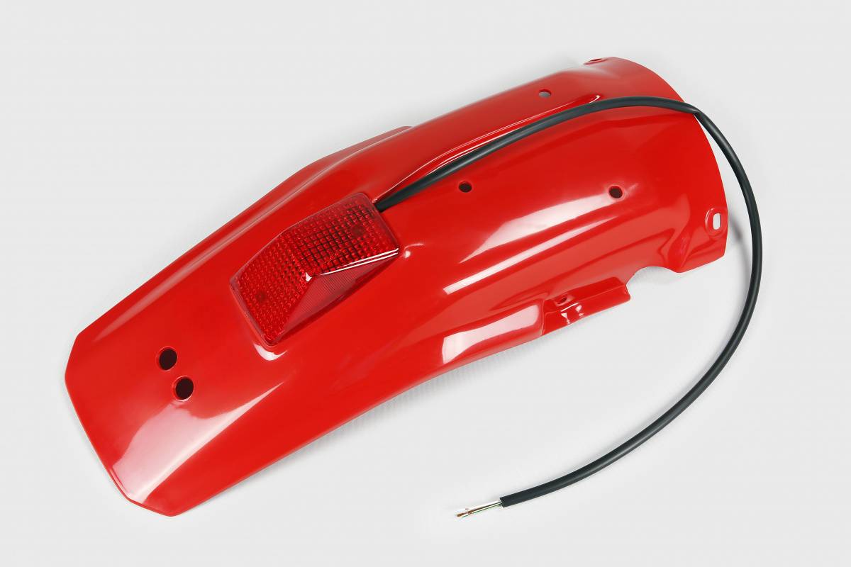 PARAFANGO POSTERIORE COMPATIBILE CON HONDA XR 600 R 1988-2002 / con portatarga rosso