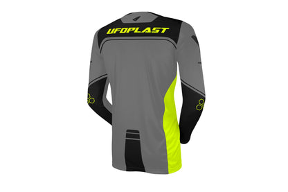 MAGLIA MOTOCROSS UFO ARES GRIGIO/NERO - retro
