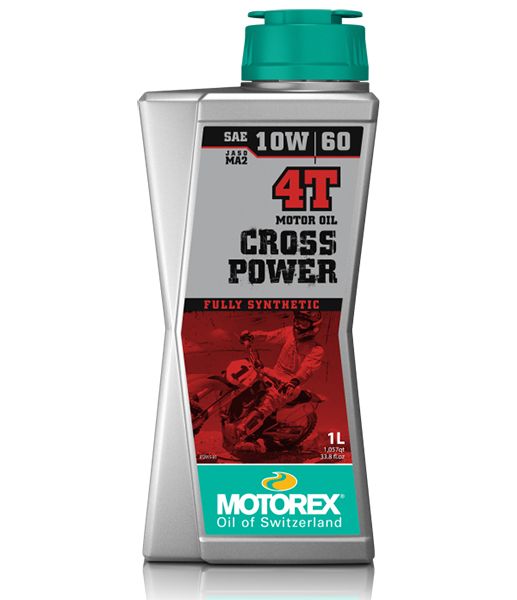 OLIO MOTORE MOTOREX CROSS POWER 4T - 10W/60 - 100% SINTETICO - 1 L