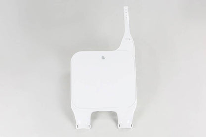 TABELLA PORTANUMERO ANTERIORE COMPATIBILE CON HONDA CR 125 1995-1999 / forche rovesciate bianco