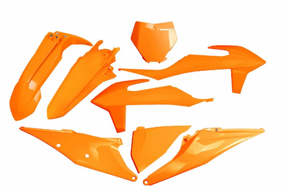 KIT-PLASTICHE-COMPATIBILE-CON-KTM-SX-125-2019-2022-ARANCIO FLUO-FFLU