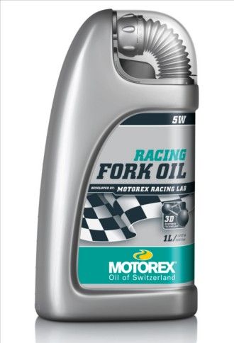 OLIO FORCELLE MOTOREX RACING FORK OIL - SAE 5W - 100% SINTETICO - 1 L