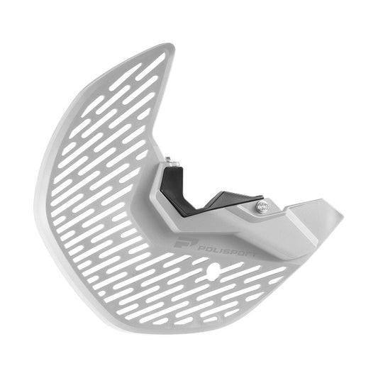 KIT PROTEZIONE DISCO FRENO E PIEDINI FORCELLE SHERCO 450 SEF R (15-17) POLISPORT BIANCO