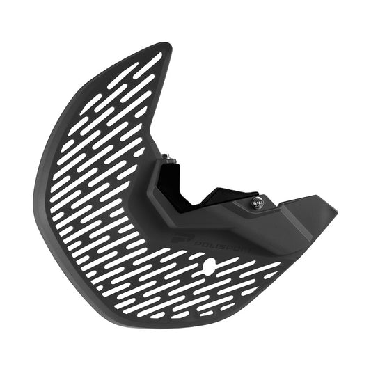 KIT PROTEZIONE DISCO FRENO E PIEDINI FORCELLE HUSQVARNA FC 250 (15-26) POLISPORT NERO