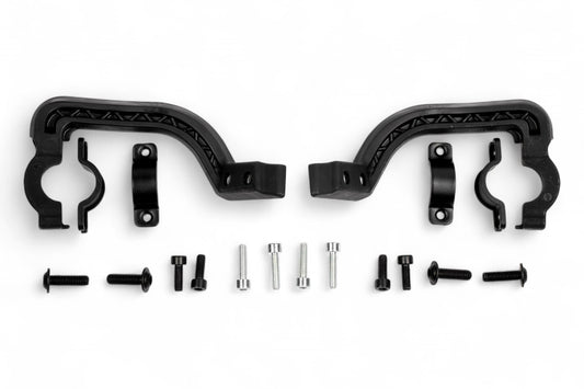 RICAMBIO PARAMANI POLISPORT KIT DI MONTAGGIO COMPLETO AL MANUBRIO PER HAMMER, BULLIT, BULLIT FWA E MX FLOW