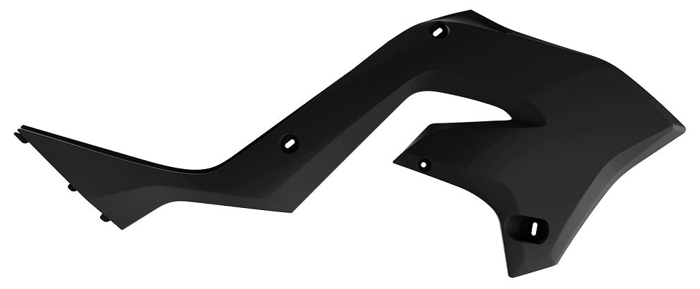 CONVOGLIATORI RADIATORI NERO PER KIT RESTYLING KXF '23 STYLE KAWASAKI KX 125 (03-08) POLISPORT