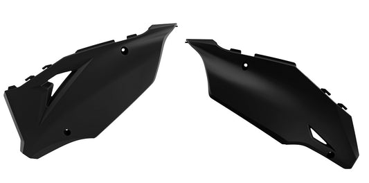 PORTANUMERI LATERALI NERO PER KIT RESTYLING KXF '23 STYLE KAWASAKI KX 250 (03-08) POLISPORT