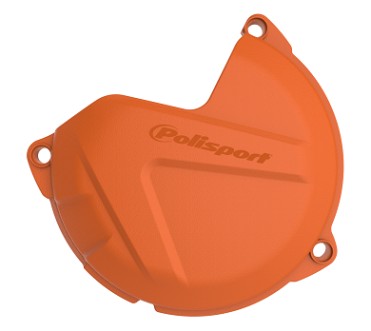 PROTEZIONE COPERCHIO FRIZIONE KTM EXC 125 (09-16) POLISPORT ARANCIONE