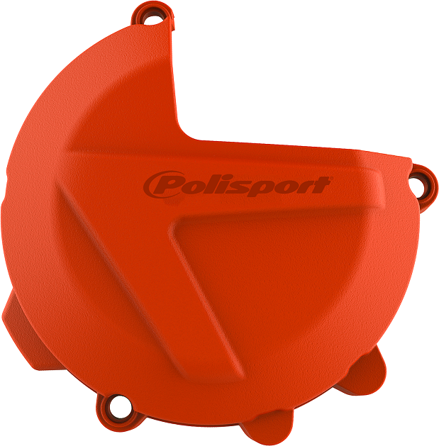 PROTEZIONE COPERCHIO FRIZIONE KTM EXC 300 (17-23) POLISPORT ARANCIONE