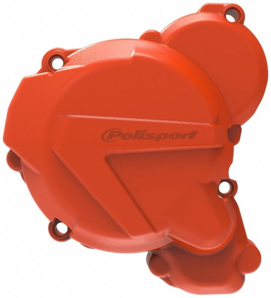PROTEZIONE COPERCHIO GENERATORE KTM EXC 250 (17-23) POLISPORT ARANCIONE
