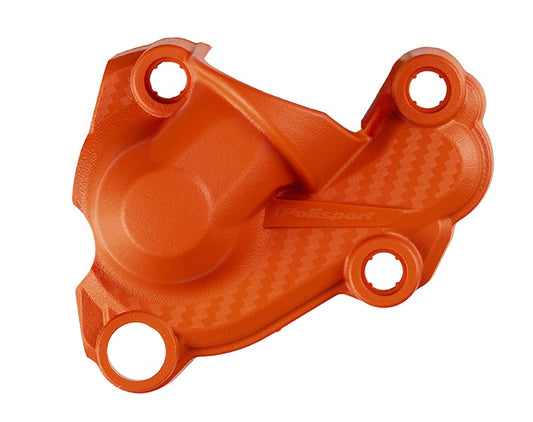 PROTEZIONE COPERCHIO POMPA ACQUA KTM EXC-F 250 (17-23) POLISPORT ARANCIONE