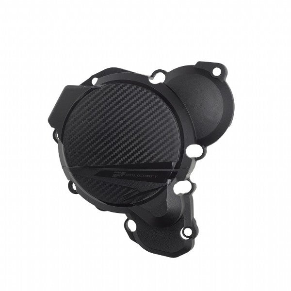 PROTEZIONE COPERCHIO GENERATORE KTM EXC 300 (24-26) POLISPORT NERO