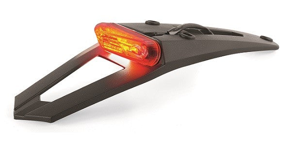 PROLUNGA PORTATARGA UNIVERSALE CON ILLUMINAZIONE TARGA, LUCE STOP E POSIZIONE - OMOLOGATA ECE E DOT POLISPORT