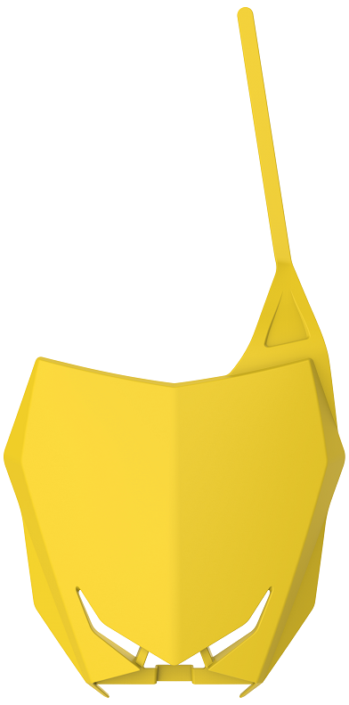 TABELLA PORTANUMERO GIALLO RM01 PER KIT RESTYLING SUZUKI RM 125 (01-12) POLISPORT