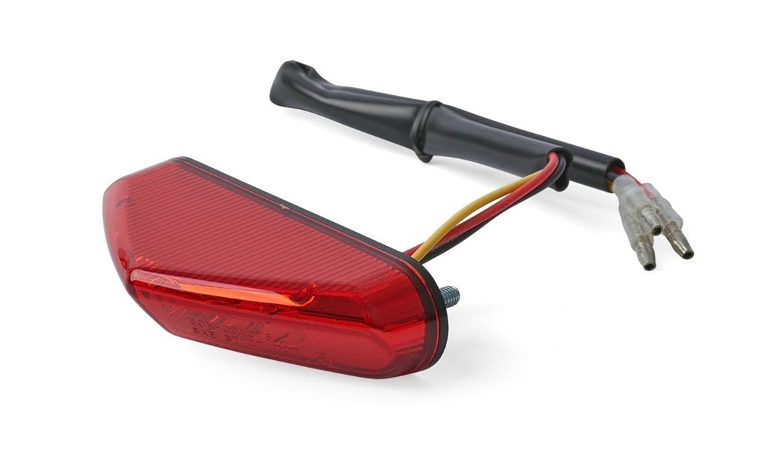 FANALINO PER PORTATARGA UNIVERSALE CON ILLUMINAZIONE TARGA, LUCE STOP E POSIZIONE - LED E4 12V 1,1/0,2W POLISPORT