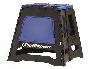 CAVALLETTO PIEGHEVOLE BIKE STAND - BLU POLISPORT