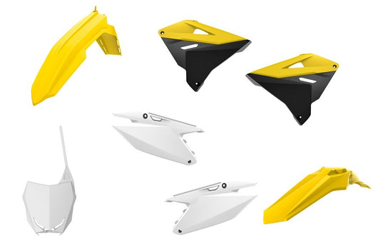 KIT PLASTICHE RESTYLING COLORE OEM SUZUKI RM 250 (01-12) POLISPORT