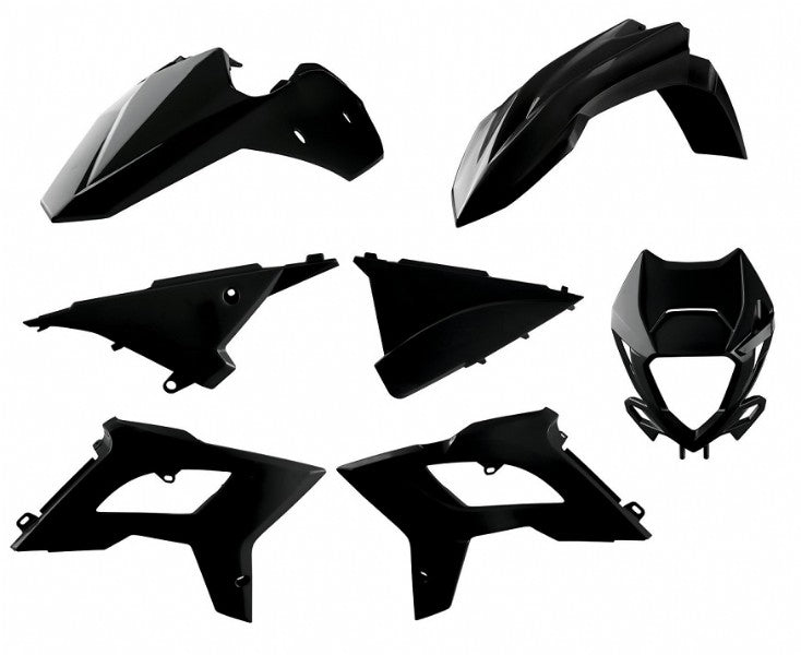 KIT PLASTICHE RESTYLING NERO BETA RR 480 (15-17) POLISPORT