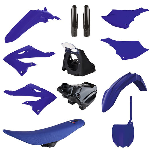 KIT RESTYLING COMPLETO CON SELLA E SERBATOIO BLU YAM98 YAMAHA YZ 125 (02-21) POLISPORT