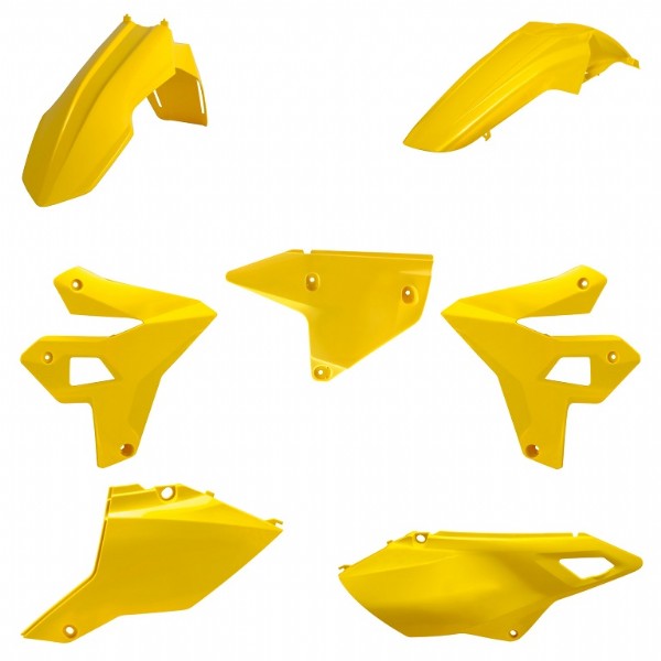 KIT PLASTICHE RESTYLING GIALLO SUZUKI DRZ 400E (00-24) POLISPORT