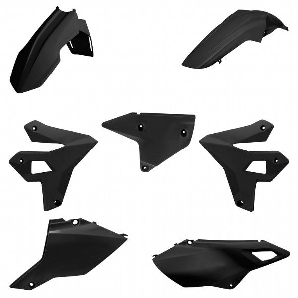 KIT PLASTICHE RESTYLING NERO SUZUKI DRZ 400E (00-24) POLISPORT