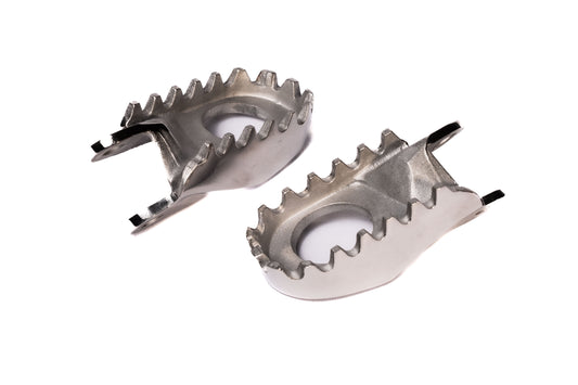 PEDANE POGGIAPIEDI IN ACCIAIO HONDA CR 85 (03-07) MOTOCROSS MARKETING