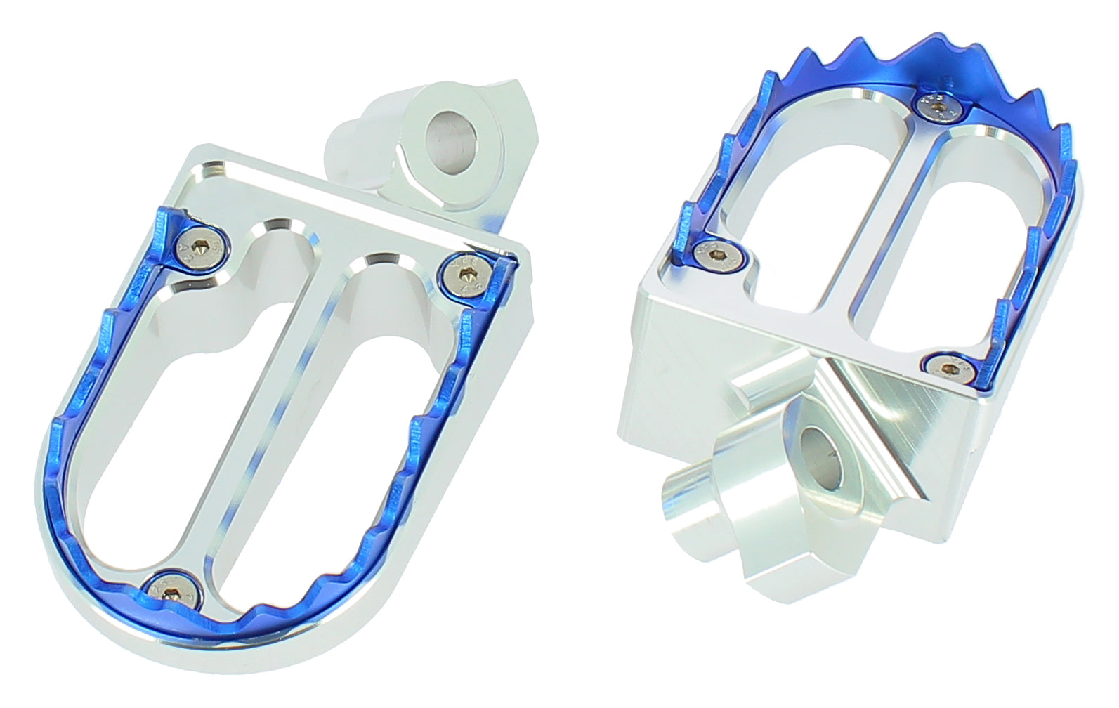 PEDANE POGGIAPIEDI IN ALLUMINIO CON DENTI IN TITANIO SUZUKI RMZ 250 (10-25) MOTOCROSS MARKETING