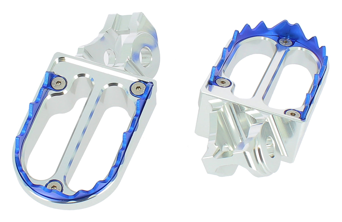 PEDANE POGGIAPIEDI IN ALLUMINIO CON DENTI IN TITANIO HUSQVARNA TE 300 (17-23) MOTOCROSS MARKETING