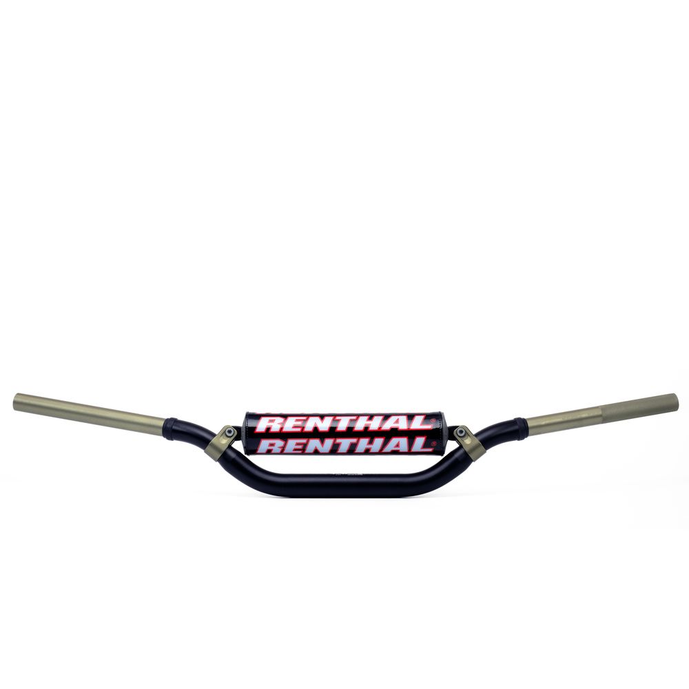 MANUBRIO CON TRAVERSINO RENTHAL TWINWALL 923 RC MINI - 85CC NERO