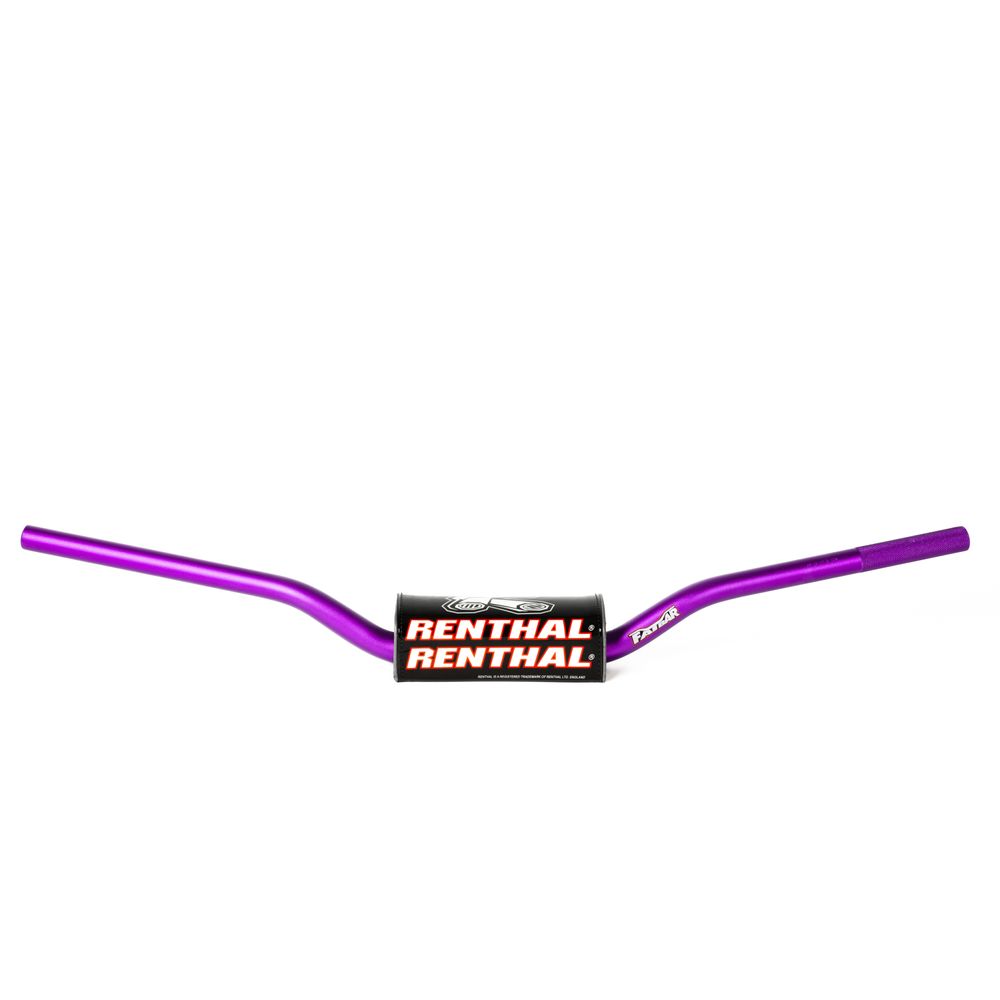 MANUBRIO SENZA TRAVERSINO RENTHAL FATBAR 839 HON CRF 2018+ - KAW KX 2021+ VIOLA